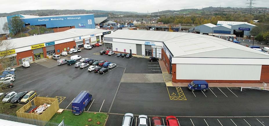  Hillsborough Trade Point, a high quality multi-let trade counter business park in Sheffield. 