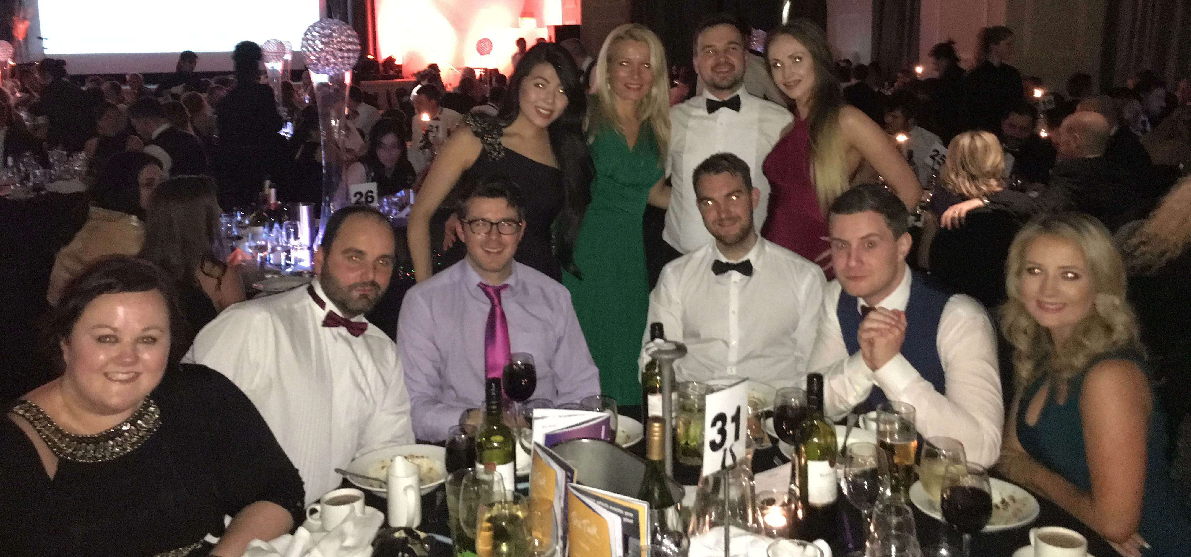 The McHale team at the Talk of Manchester Business Awards