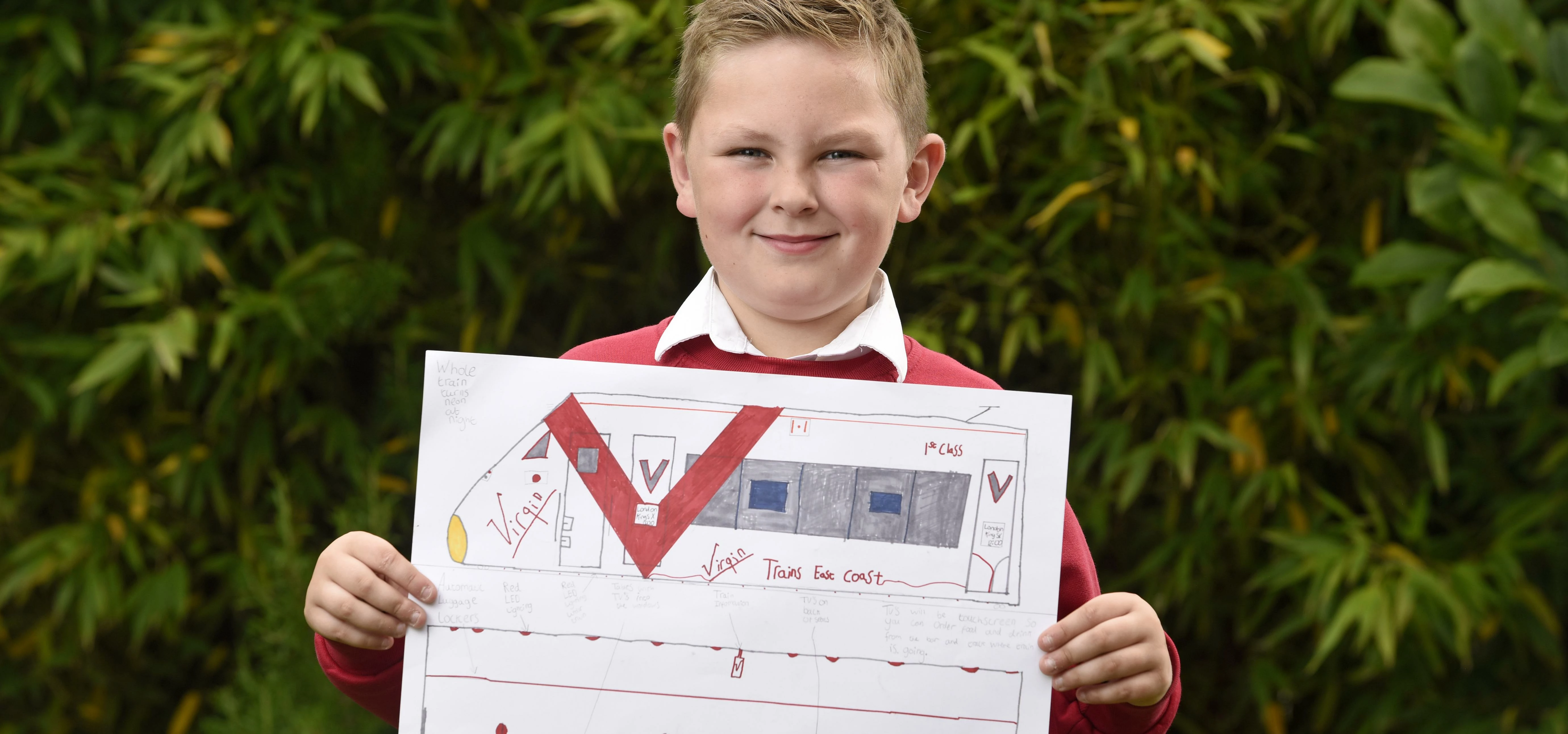 Six children from across the UK were selected as winners of the Virgin Trains #Azuma4kids competitio