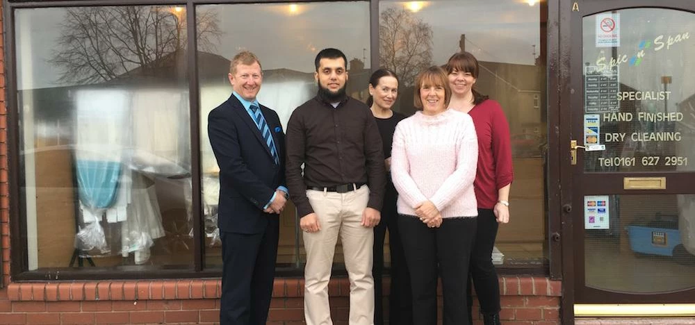L-R: Wayne Dixon, Iqrar Mohammed, Marie Barnes, Gail Rowbotham and Sarah Atkinson