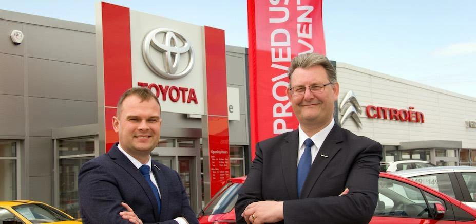 Emerson Smith - Toyota Brand Manager and Andrew Holmes - Centre Principal at Vantage Citroen Kendal