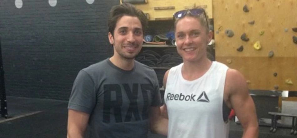 Jonathan Soudry and former CrossFit Games champion Samantha Briggs