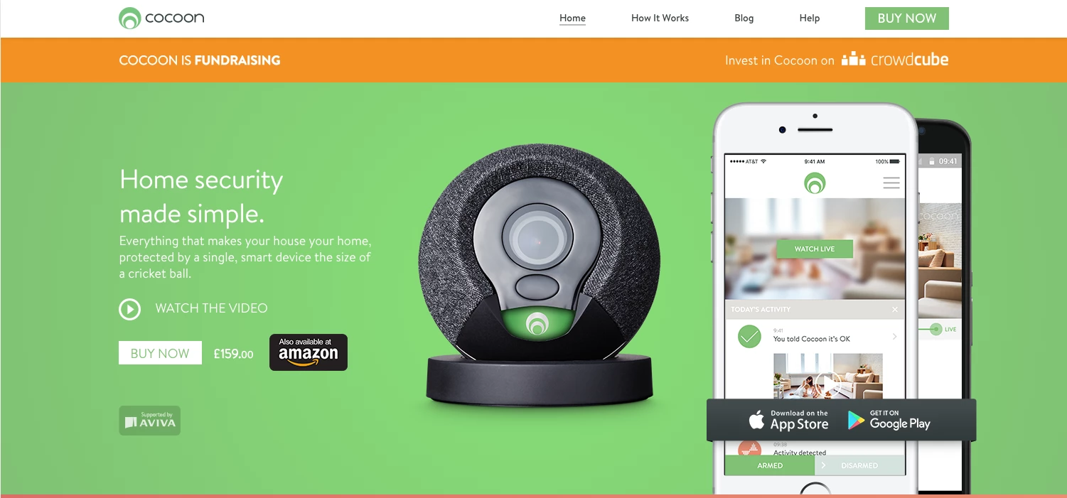 Cocoon Alarm Ltd is looking to raise £1.5m on Crowdcube.