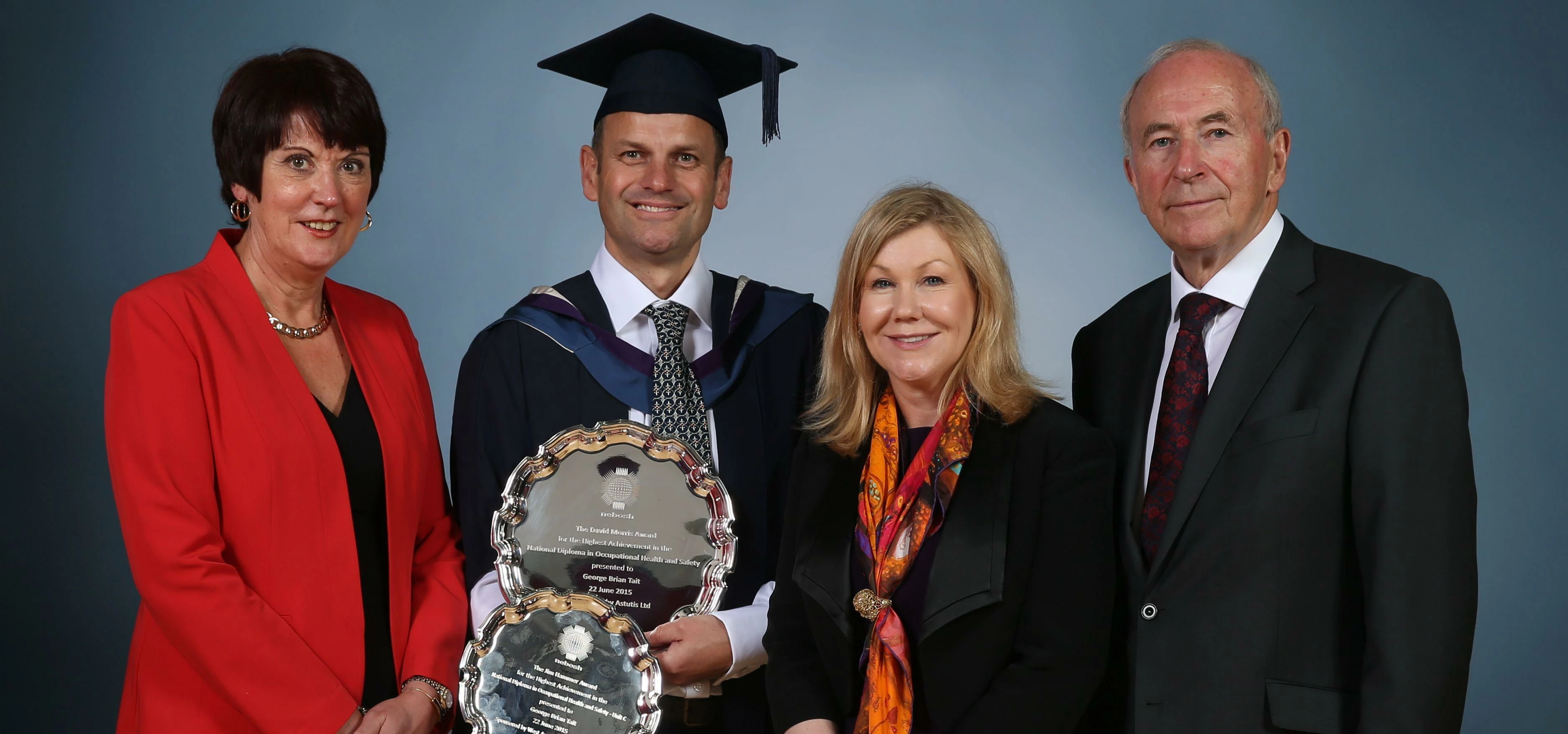 Judith Hackitt, CBE (Chair of the Health and Safety Executive), Brian Tait (candidate), Teresa Budwo