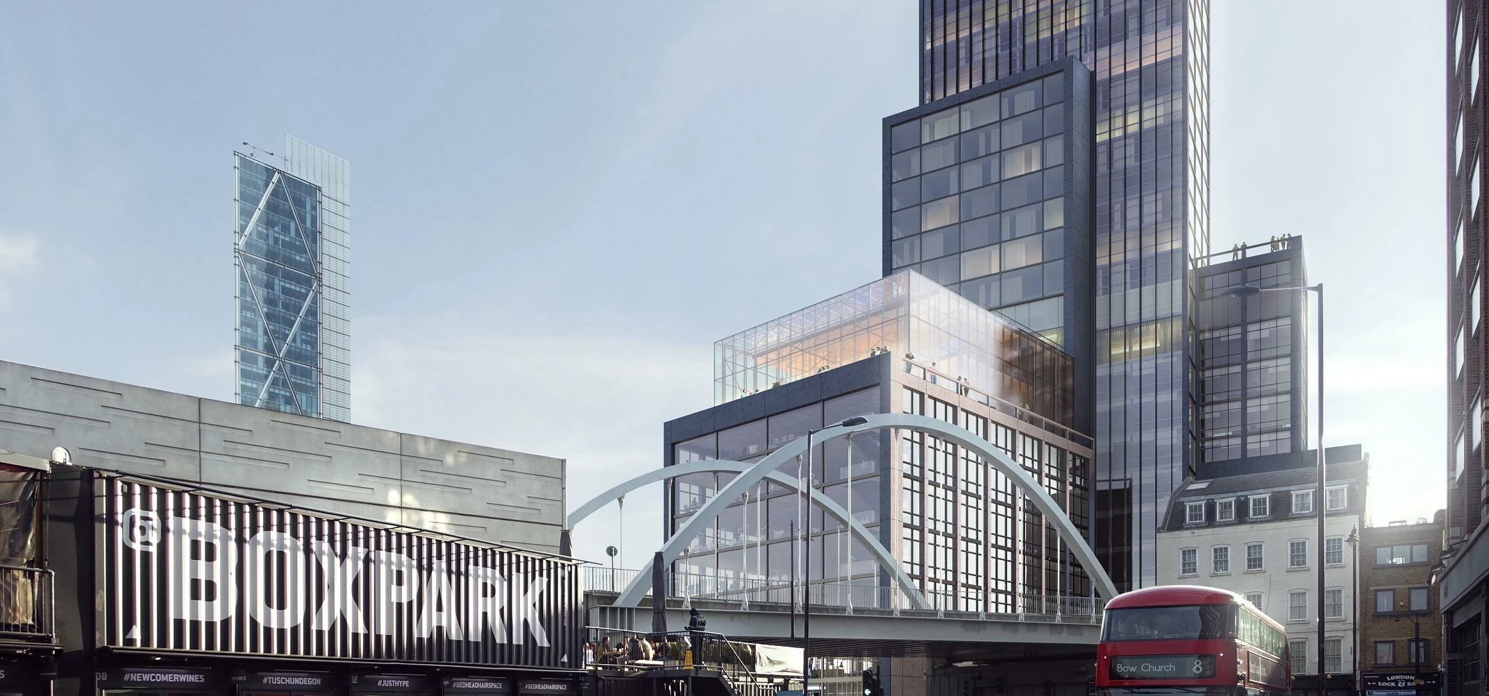 CGI of Highgate Holdings' mixed-use scheme in Shoreditch. Photo: Gensler
