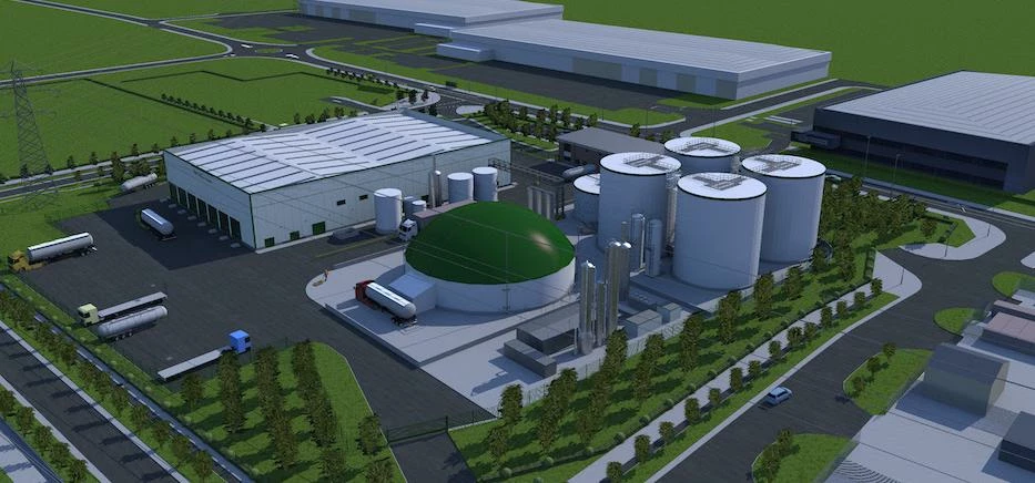 A CGI of the new £32m plant in Dagenham. 