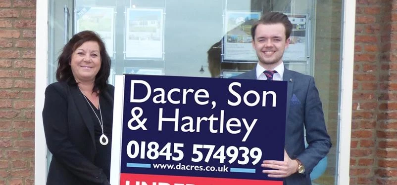 Tracey Wrigglesworth and William Staveley from Dacre, Son & Hartley's Thirsk office