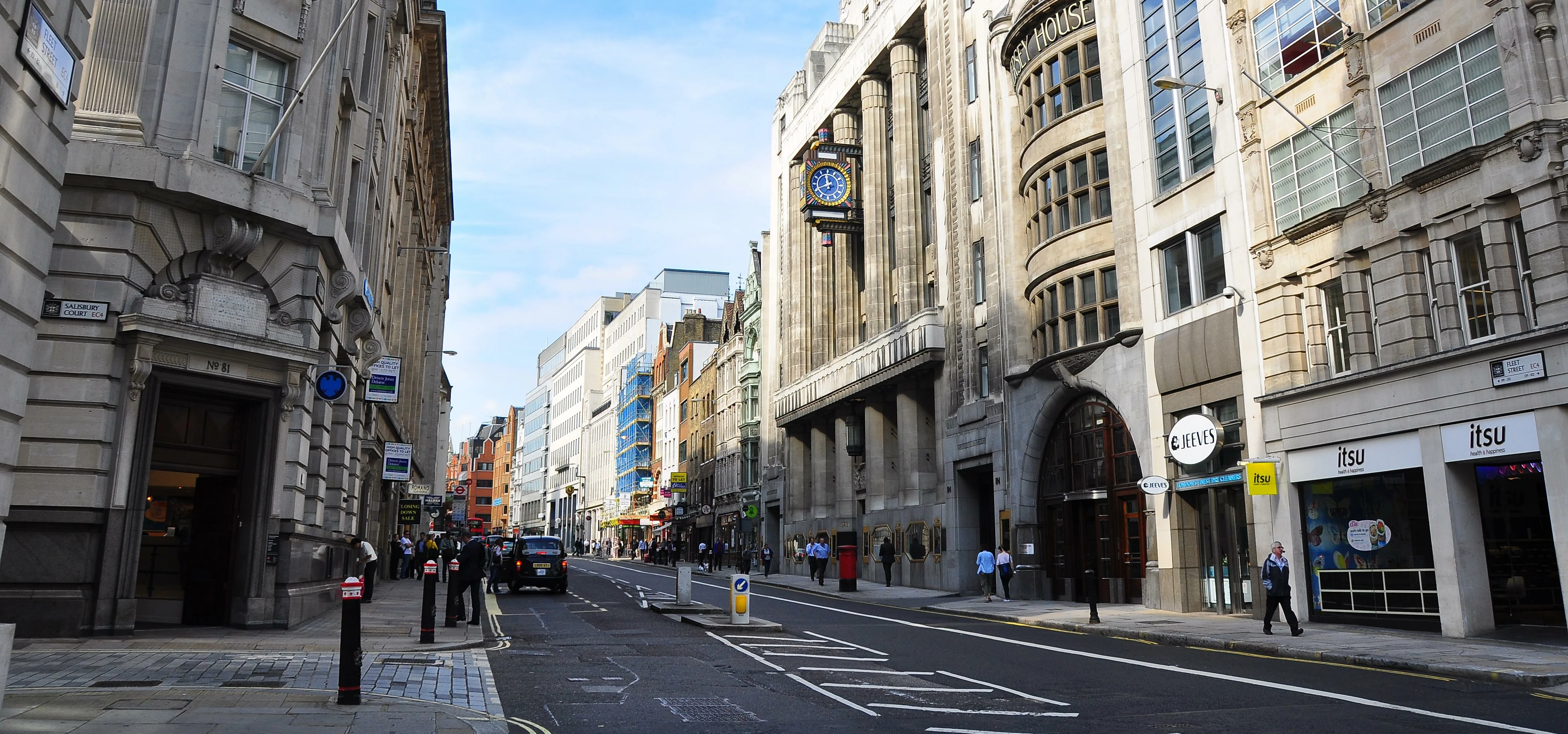 Fleet Street from Ludgate Circus