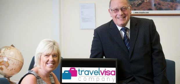 The Travel Visa Company co-founders Karen Taylor and Ray Ward