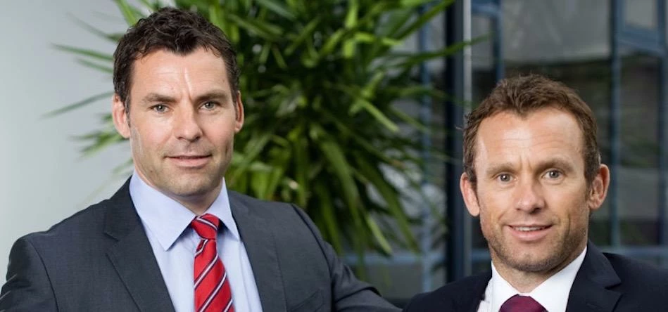 Brothers Gareth (left) and Andrew Russell, founders of Russells Construction