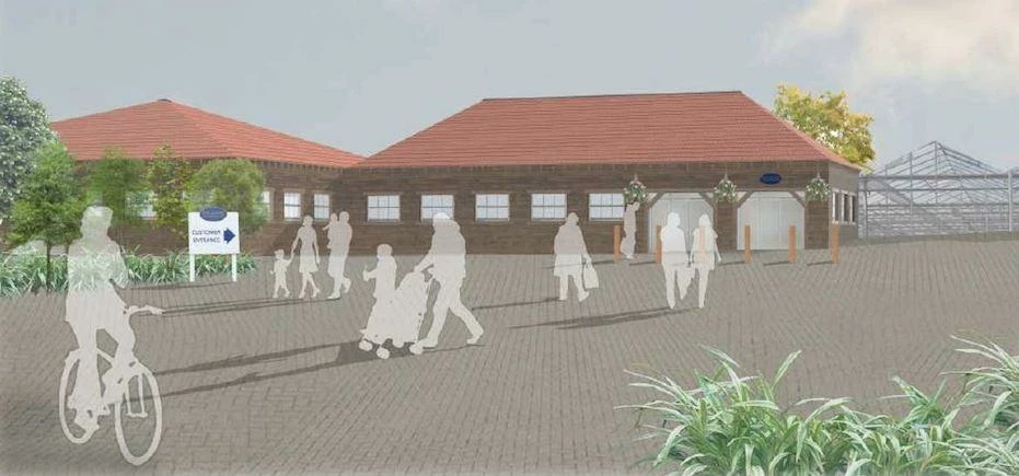 An artist’s impression of the redevelopment of Daleside Nurseries.