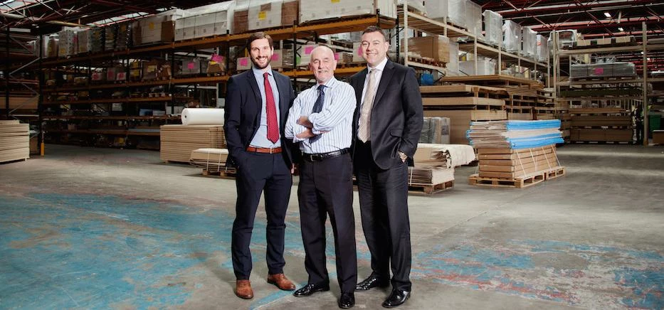 Left to right: Chris Huntington, Regional Sales Manager of Invoice Finance, Aldermore; Malcolm Fouli