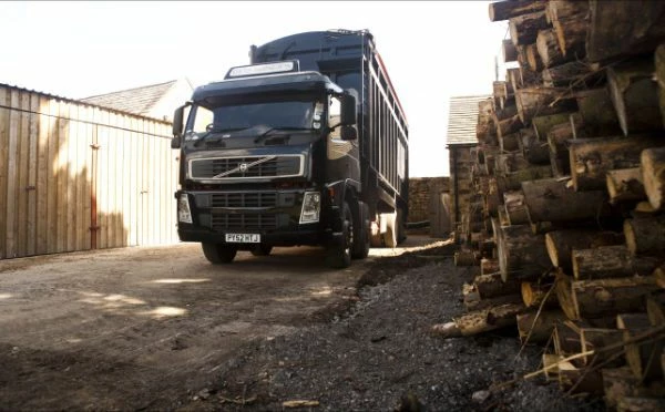 Natural Warmth’s wood chip lorry