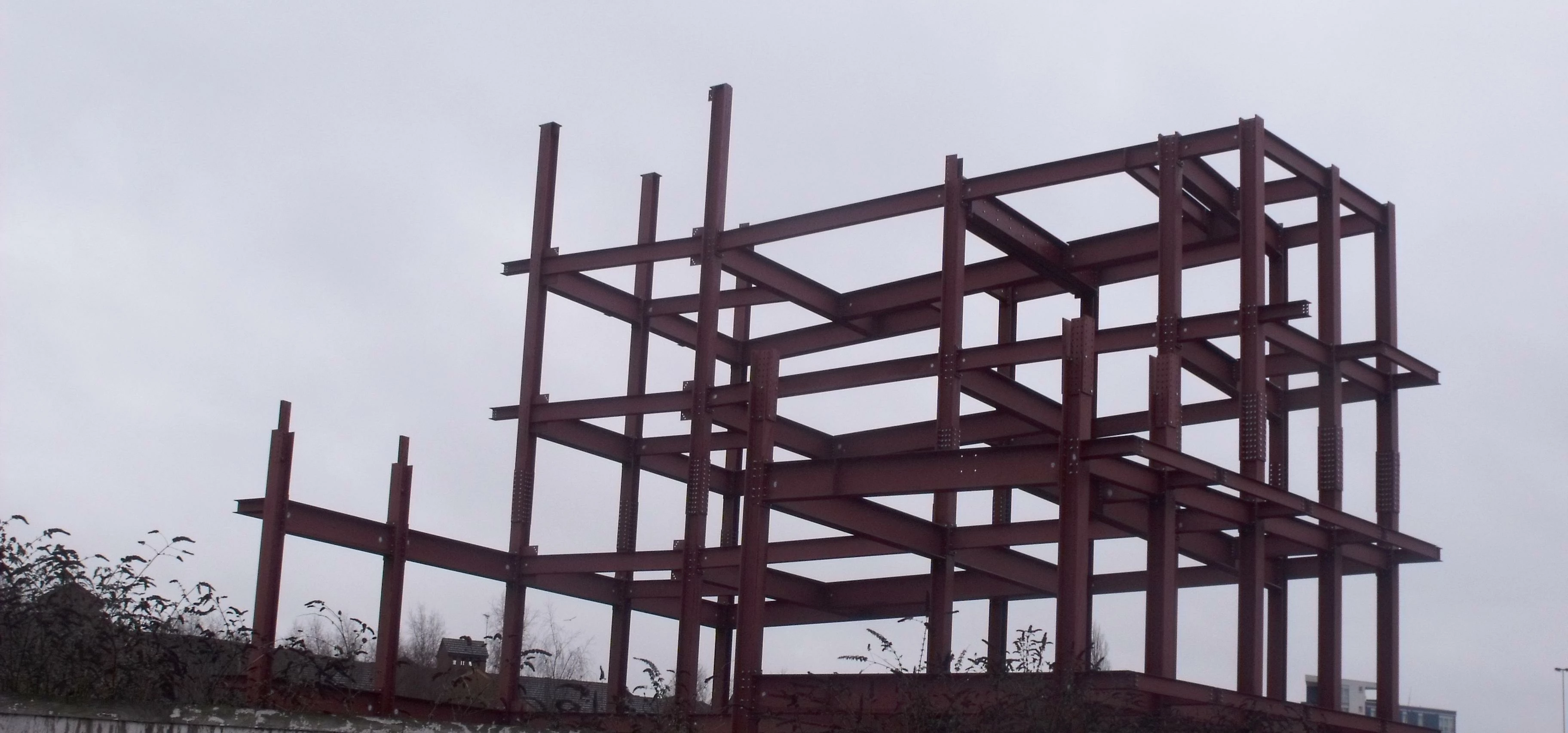 Granville Court, Granville Street / Holliday Street - steel frame