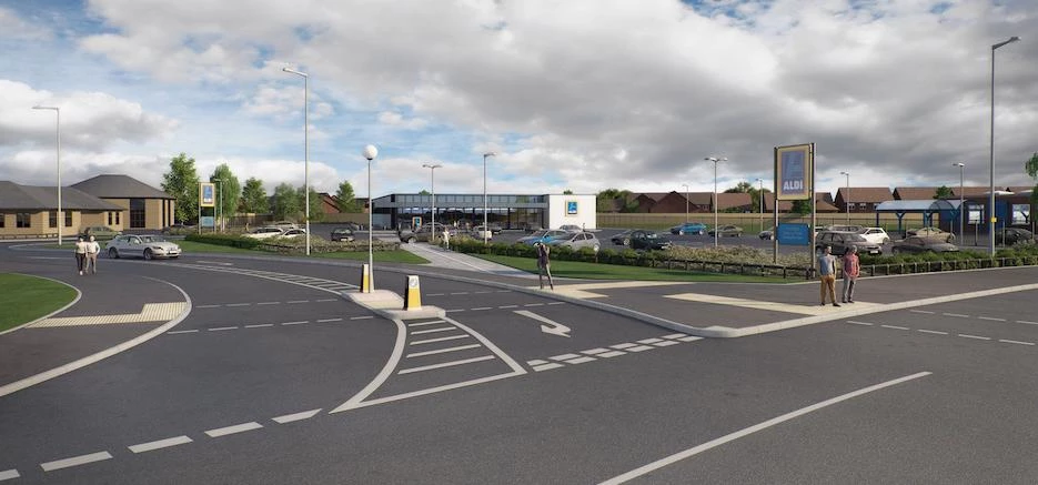 CGI image of the proposed Thornaby site