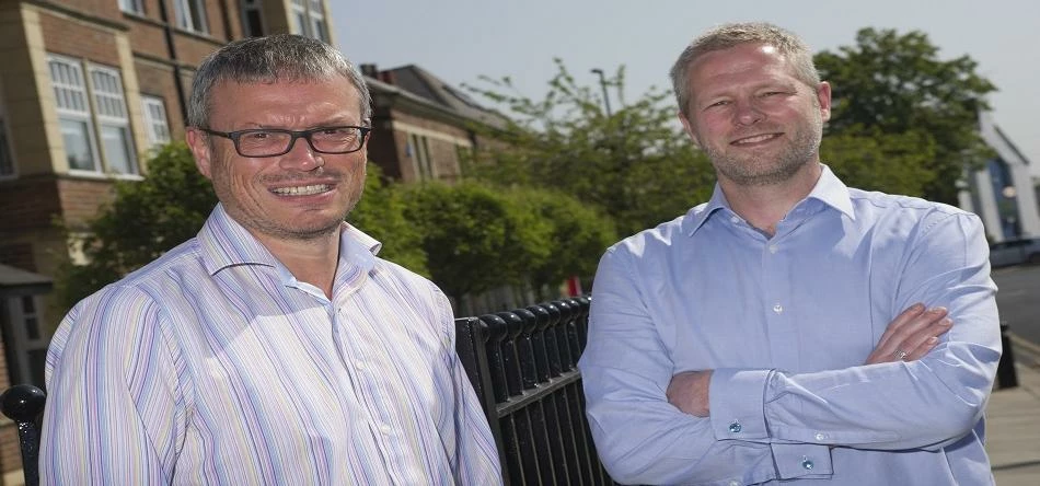 Innovate Mortgages and Loans director Paul Hardingham (left) and mortgage consultant, Tony Ibson.