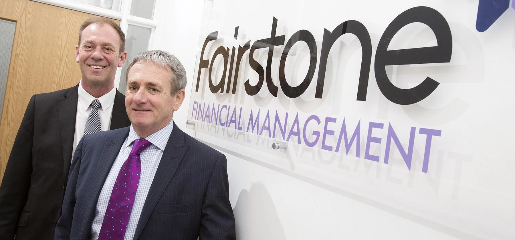 Stuart Hodgson (left), of Fairstone Financial Management's Darlington office.