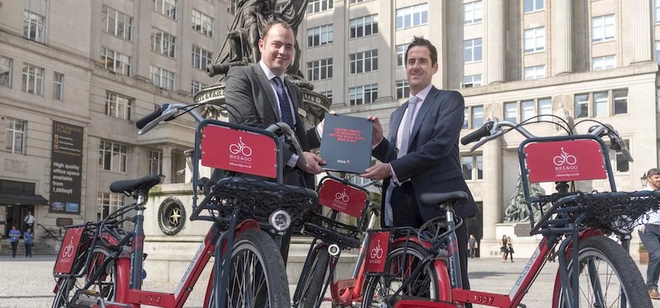 Bike & Go's David O’Leary (left) and Mark Williams from Mason Owen
