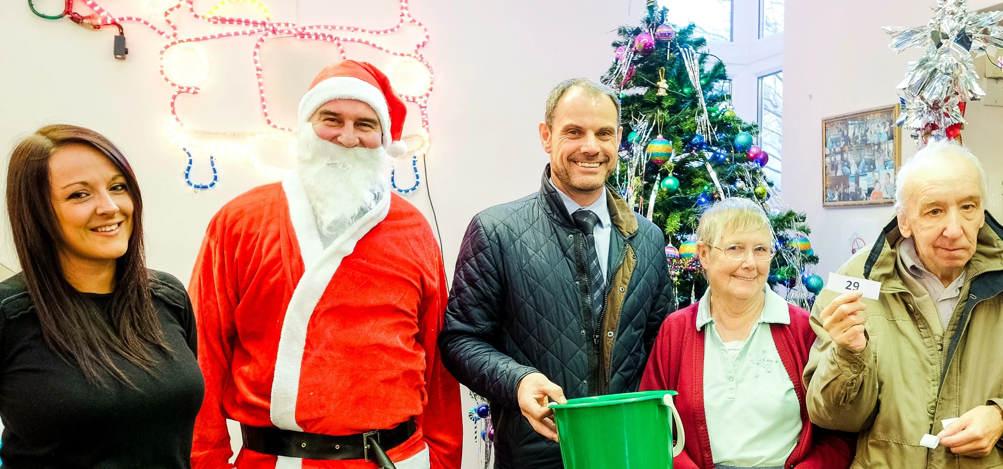 Photo caption, left to right: Kay Charville, Project Support Officer for Riverside, Peter Jackson as