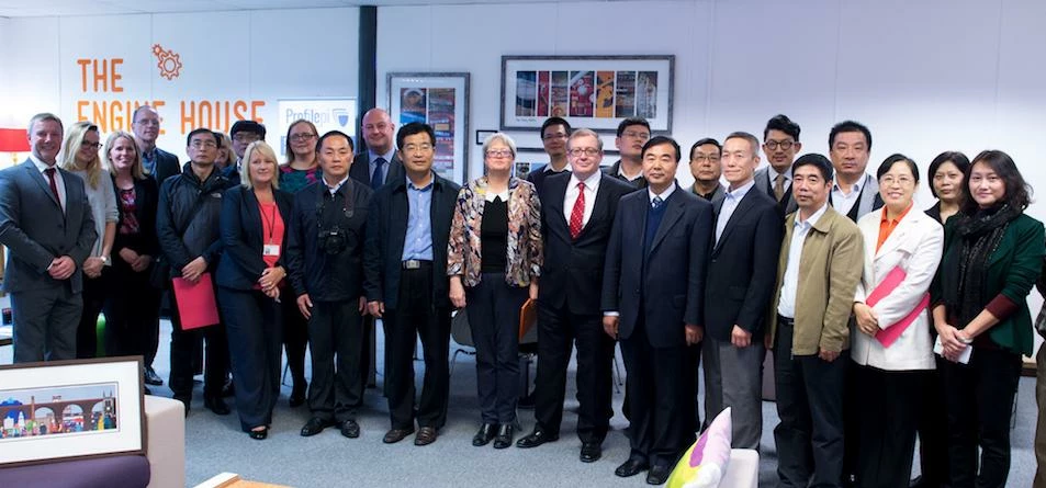 The Chinese delegation at SBIC in Broadstone Mill