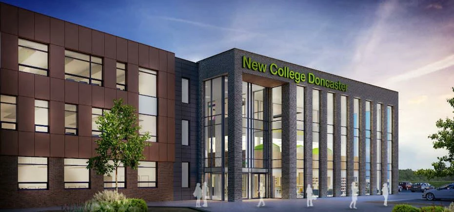 New College Doncaster. Photograph: Bam Construction website. 