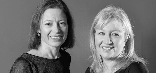 (left to right) Andrea Hounsham and Clare Wall founders of Firework PR