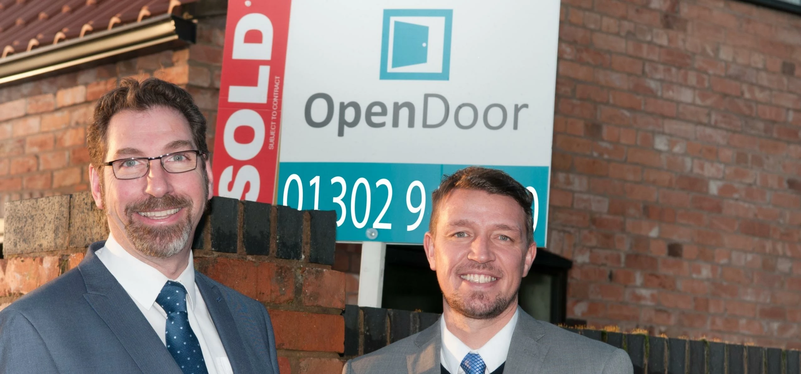 left to right Alistair Boyd-Meaney and Lee Cowling from Open Door Doncaster