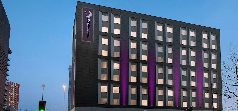 The 136-bedroom Premier Inn Hotel at Whitehall Riverside in Leeds.