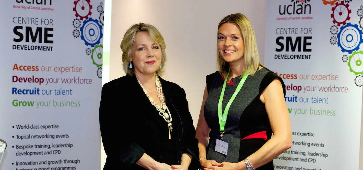 Jo Fairley (left) with Dr Sue Smith