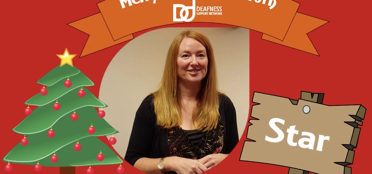 BSL Trainer, Lisa Birtles, kicks off DSN’s digital Advent Calendar