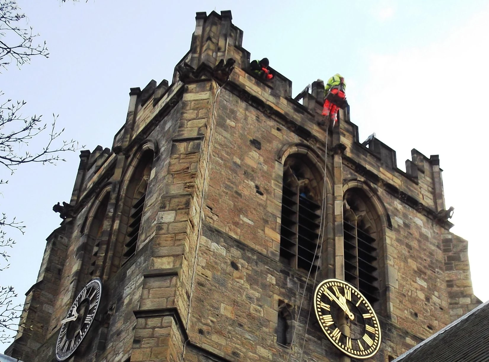 Stone&#8217;s experts carrying out work at St Cuthbert&#8217;s in Blyth