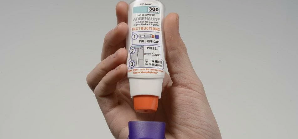 The ultra-portable epinephrine auto-injector by Oval Medical Technologies.