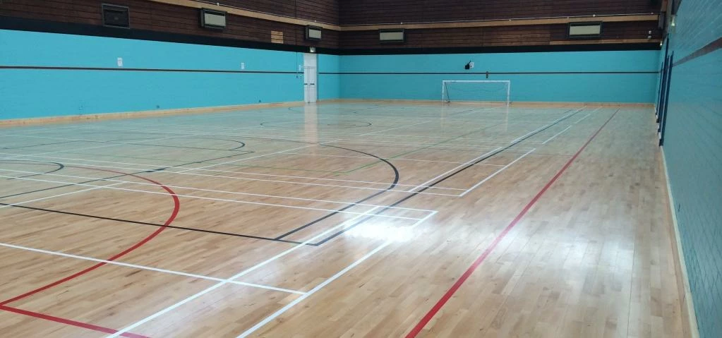New sports hall flooring