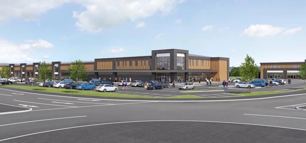 A CGI of the Preston development