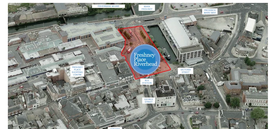 Outline plan of the proposed new leisure development. 