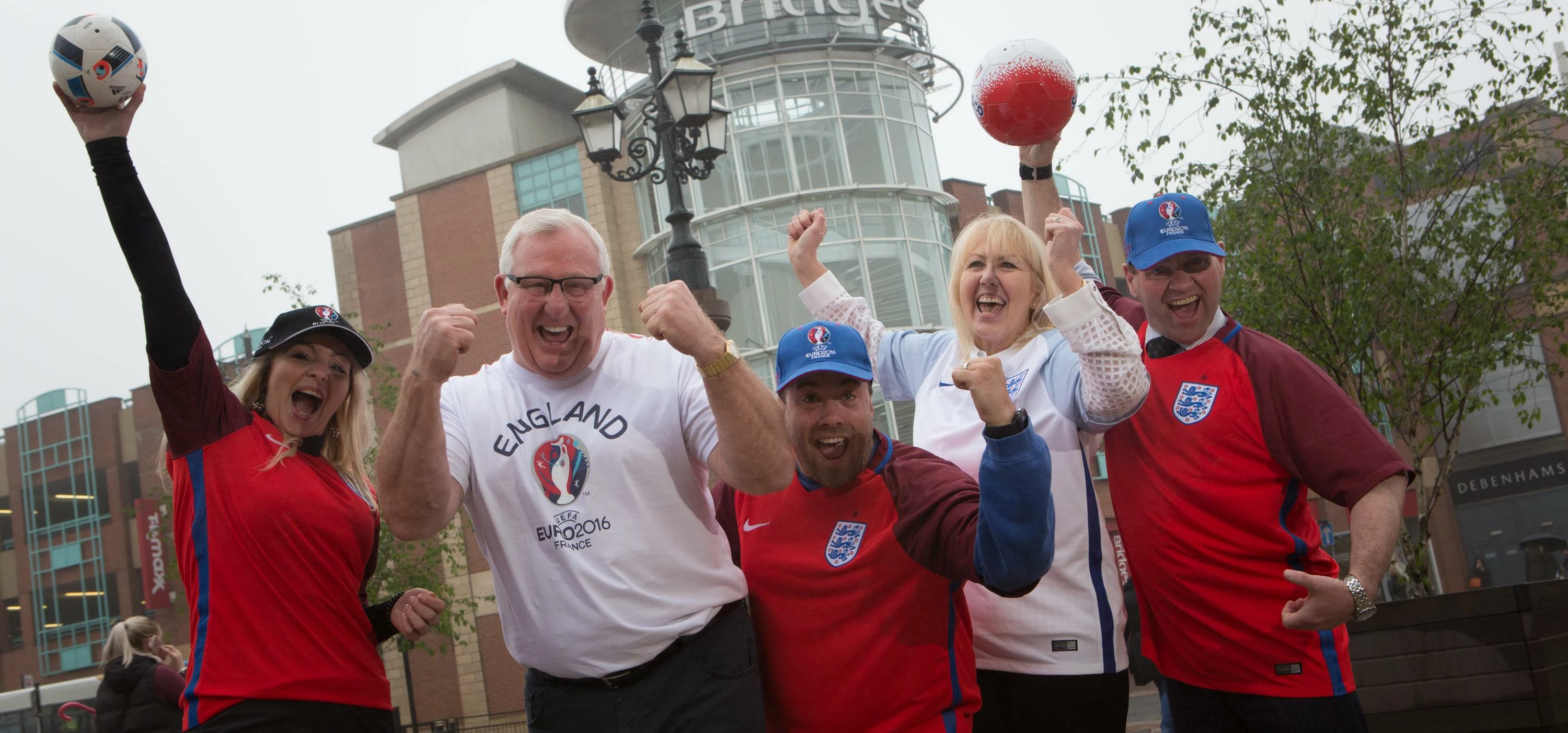 (left to right) Gemma Dishman from Sunderland BID, John Dickman, Andrew Golding,  Karen Dickman and 