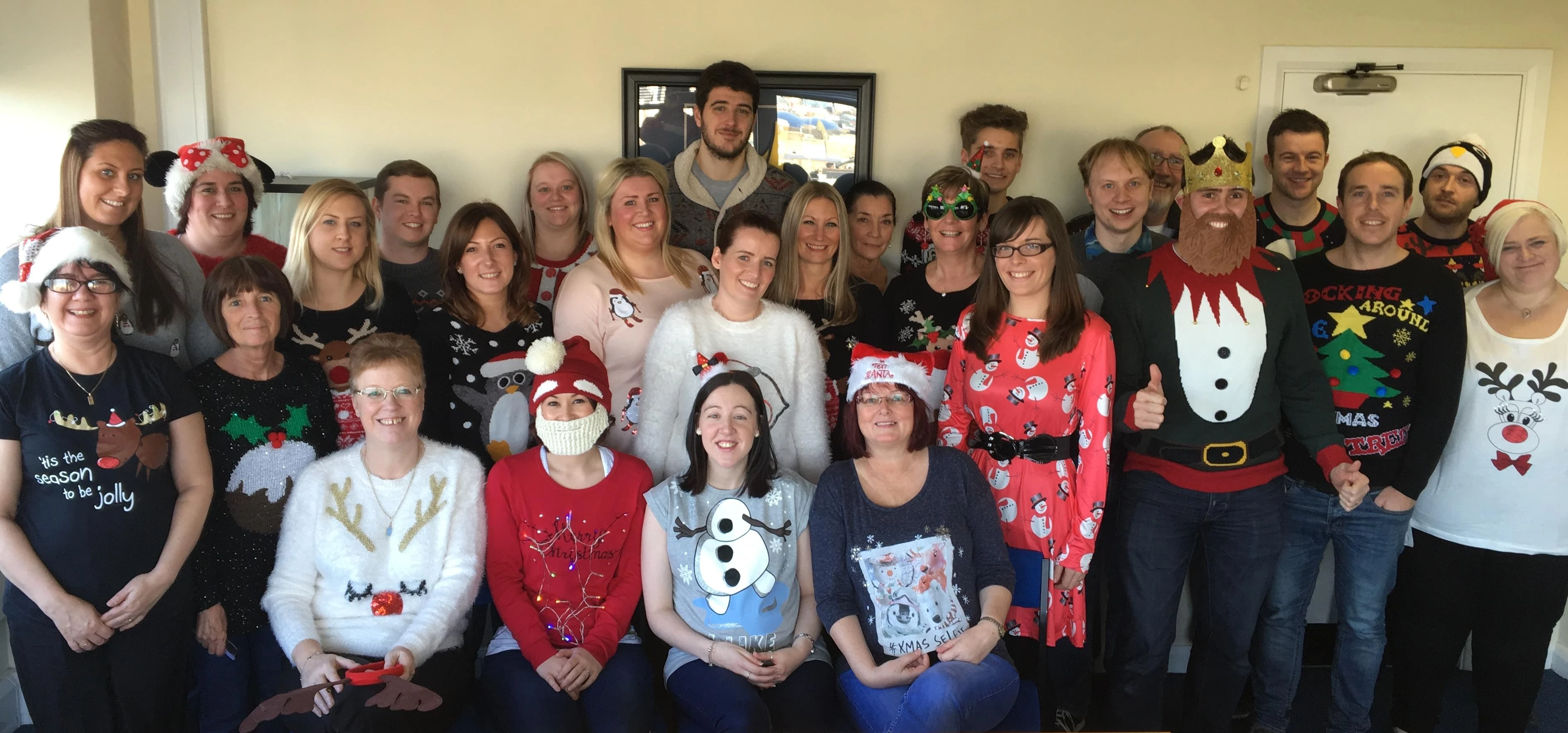 Cintra staff in their festive finery