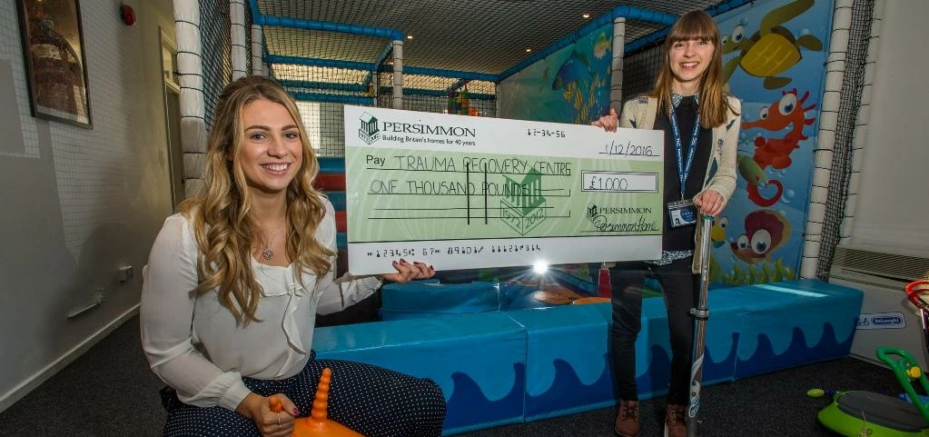 £1,000 donation to the Trauma Recovery Centre in Bath