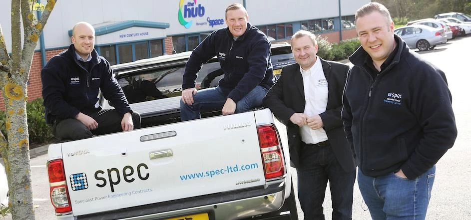Left to right: William Hair, Craig Wright, Mike Middleton and Stephen Lancaster of SPEC Limited outs