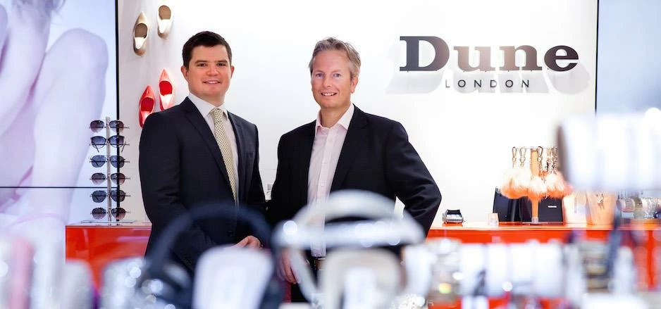 Matthew Campbell, RBS Relationship Director – Consumer Industries and Dune’s COO James Cox