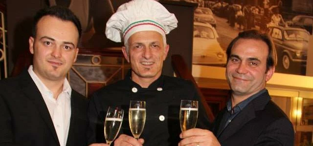 GM Toni Karemanaj, Head Chef Gigi Sedda and Restaurateur Attilio Sergi 