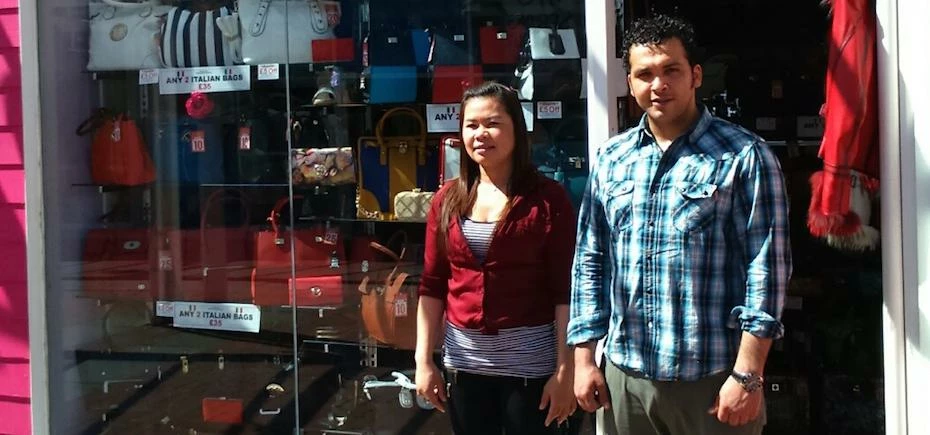 Shop Assistant, somsamorn Darroch and Store Manager, Burak Kurt