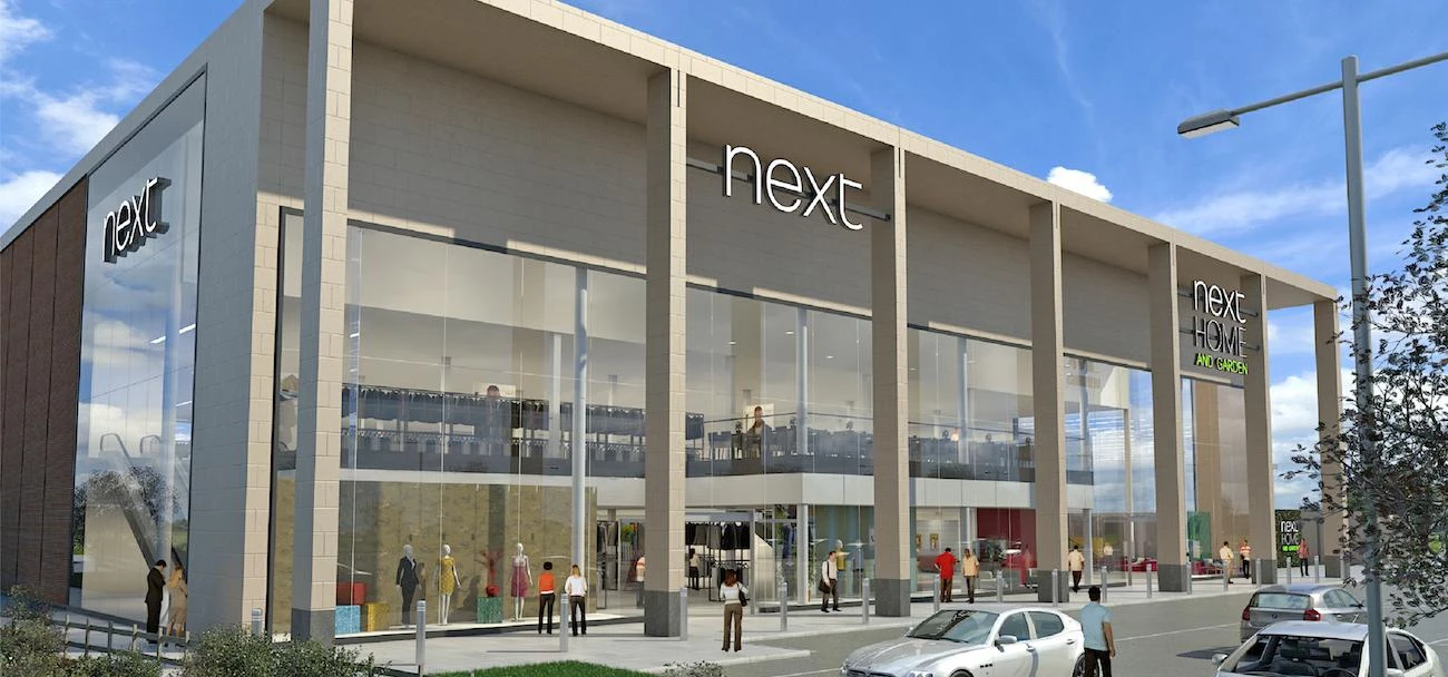 Phase one will see the construction of a new Next fashion and homeware store, creating 220 jobs