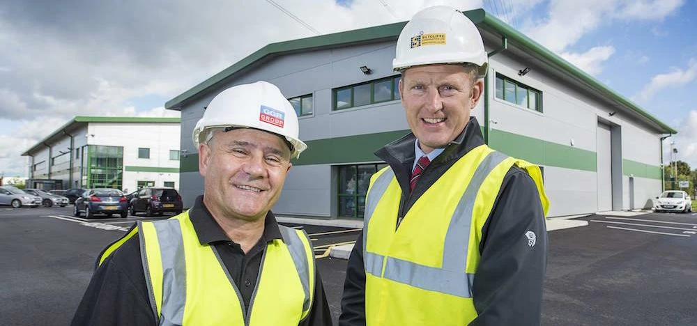 GGR Group operations director Chris Lord (left) with Sutcliffe MD James Sutcliffe