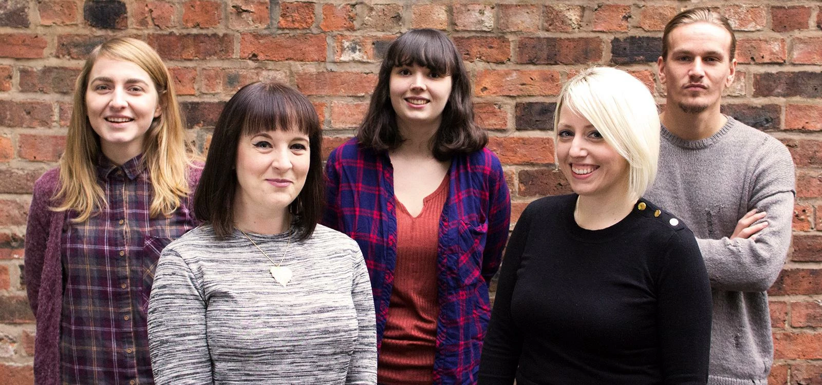 From left to right Gabriela Rebegea, Michelle Matthew, Charlotte Bunker, Faye Mallinson and Sam Birk