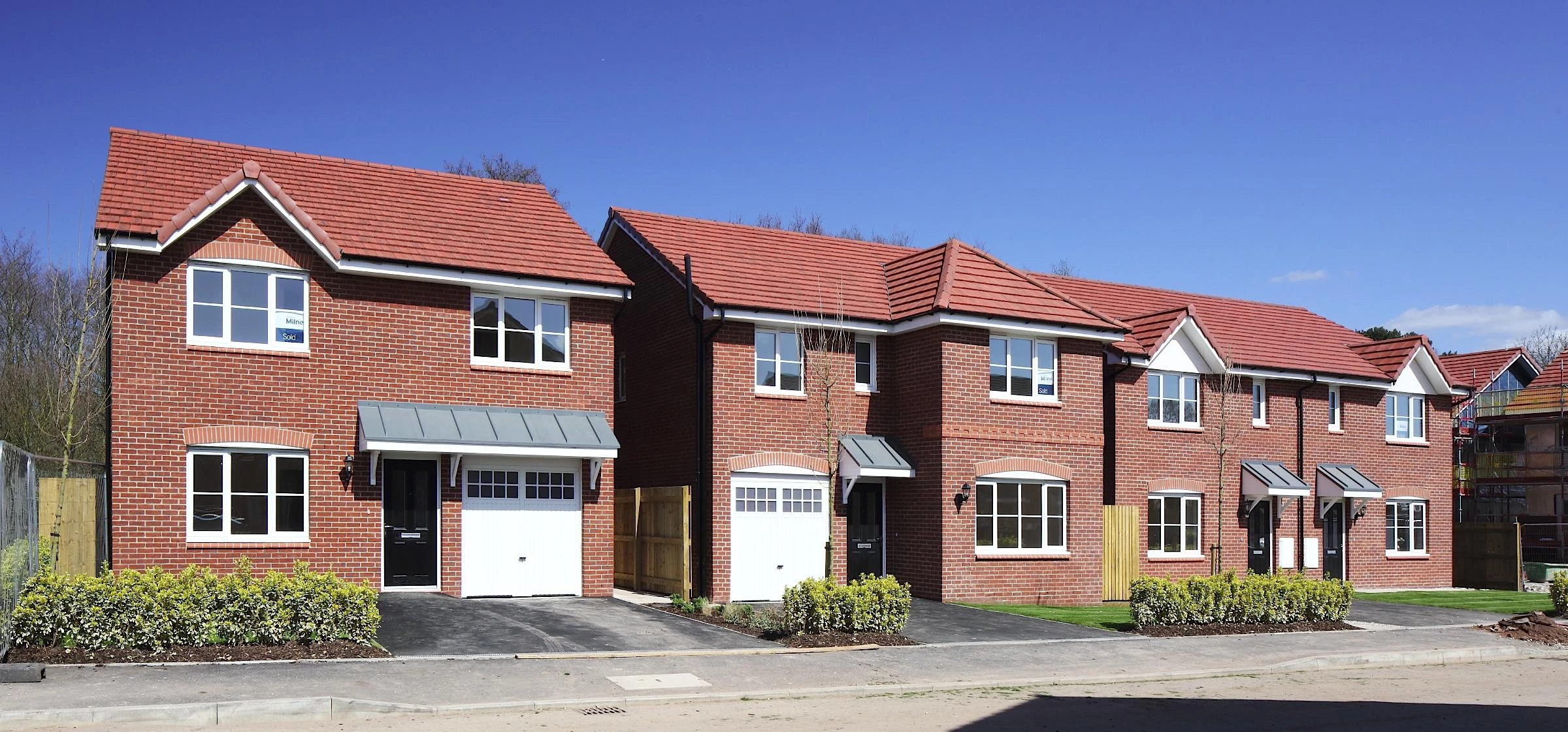 One of Stewart Milne Homes completed developments.