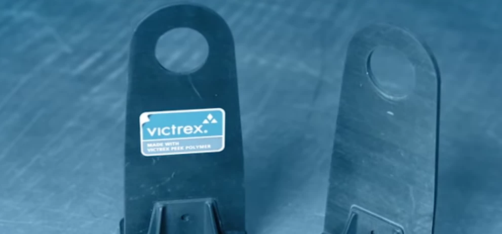 A still from Victrex's video on Hybrid System Performance Testing
