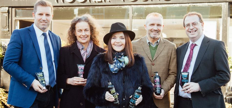 Geoff Bell of Shampooheads, Jane Siddle of NEL, Dr Miriam Stoppard, Andy Mercer of Shampooheads and 
