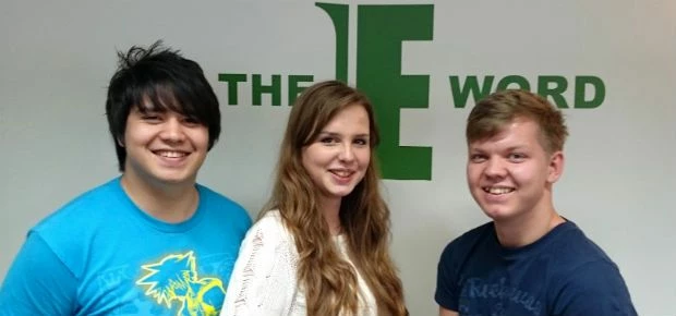 Rachel Campbell, Alex Hart, Jessica Wright and Michael Evans from theEword