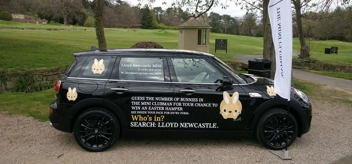 Lloyd BMW Newcastle has donated 200 toy bunnies to St Oswald's Hospice